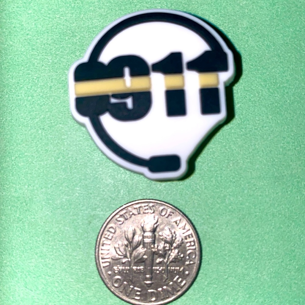 (10 for $15) 911 Emergency First Responders Crocs Shoe Charms